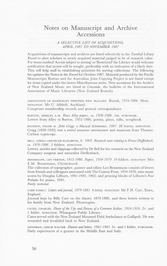Issue page