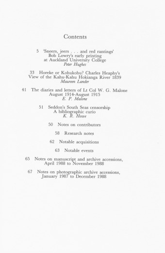 Issue page