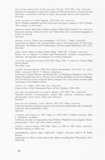 Issue page