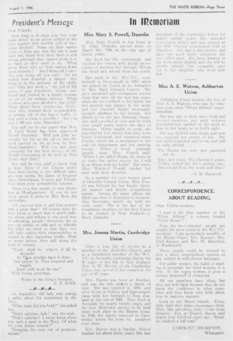 Issue page