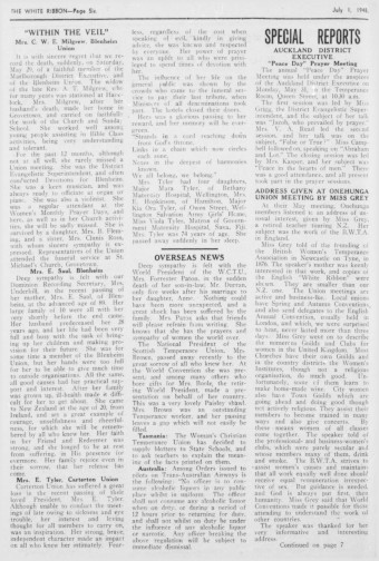 Issue page