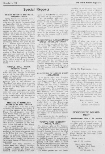 Issue page