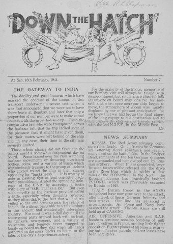 Issue page