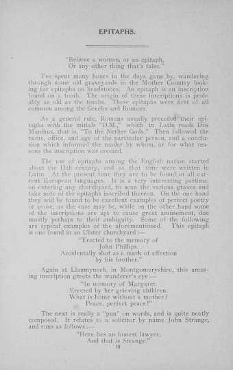 Issue page
