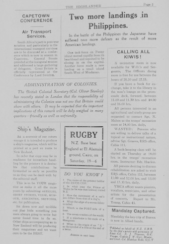 Issue page