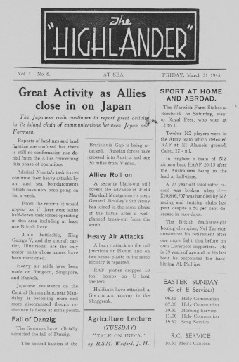 Issue page