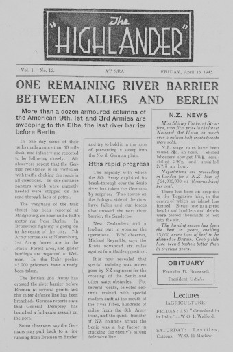 Issue page