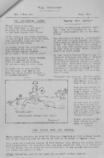Issue page