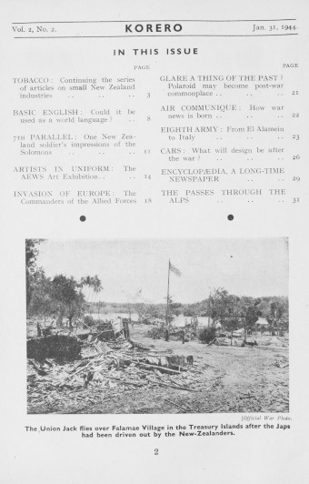 Issue page