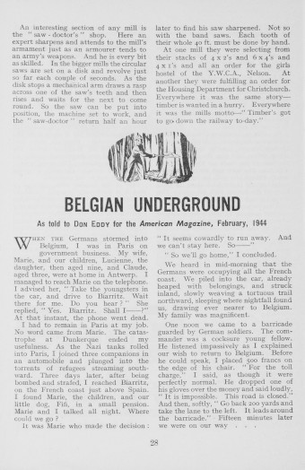 Issue page