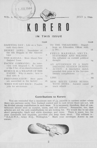 Issue page