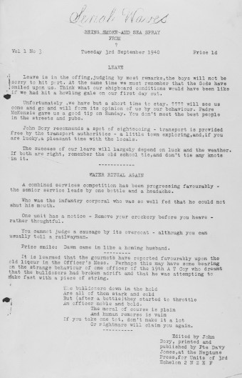 Issue page