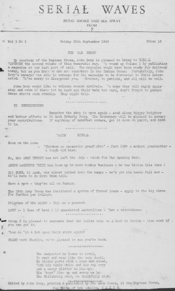 Issue page